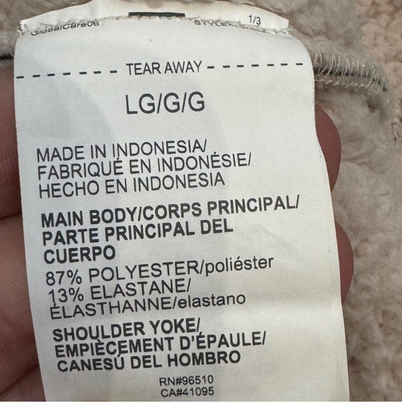 Under Armour Storm ColdGear Green Quilted 1/2 Zip Pullover Sherpa LG - Picture 7 of 7